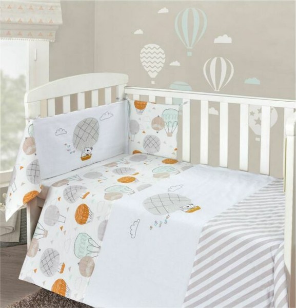 hot air balloon cot bedding
