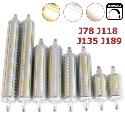 R7S LED Corn Light J78 J118 J135 J189 Dimmable 2835SMD Lamp AC 85-265V