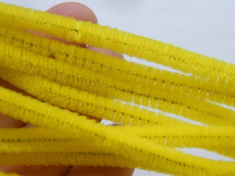 100 Yellow pipe cleaners | eBay