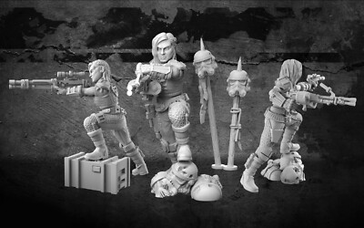 Star Wars Legion Jyn Erso Commander Expansion Proxy Models 3d Printed