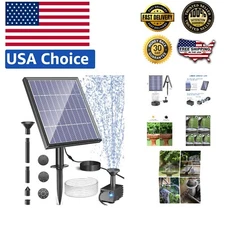 Eco-Friendly Solar Fountain with 4ft Tubing - Perfect for Bird Baths & Ponds