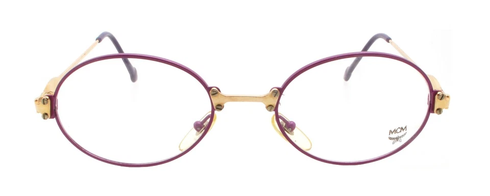 Nuevas Gafas Púrpura Auténticas Raras MCM München 50 Col 01 Alemania Años 80 De Colección Foto 2 de 4