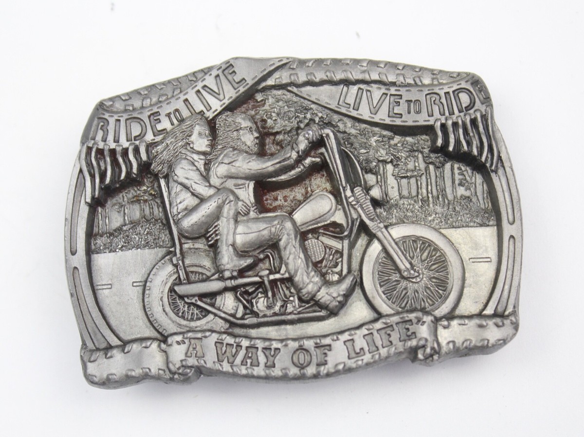ART GALLERY シリーズ Buckles of America Masterpiece Collection Ride To Live To Ride A