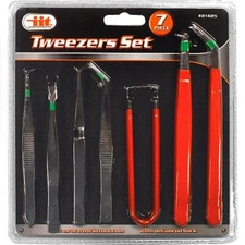 IIT 7pc Tweezers Assortment Set 21625