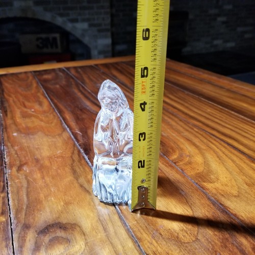 Vtg Waterford Crystal Nativity Collection 3 Piece Set Jesus Mary Joseph VSS - Picture 12 of 14