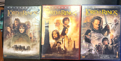 3 DVD SETS 6 DISC Lord of the Rings: Return of the King, TWO TOWERS,  FELLOWSHIP