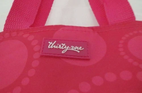 Thirty One Rosa Círculo Espiral Térmico 31 Picnic Almuerzo Bolsa Bolsa Bolsa Foto 2 de 4