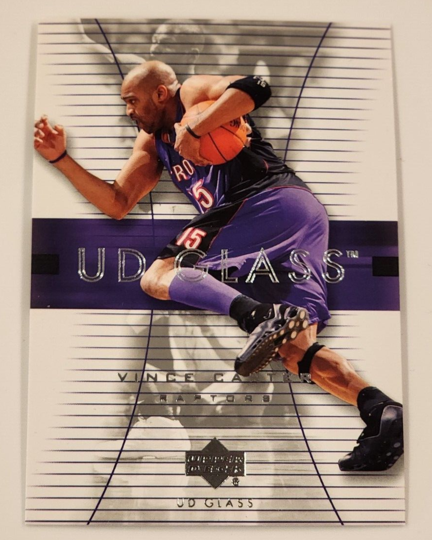 2003-04 UD Glass VINCE CARTER Card #55 TORONTO RAPTORS | eBay