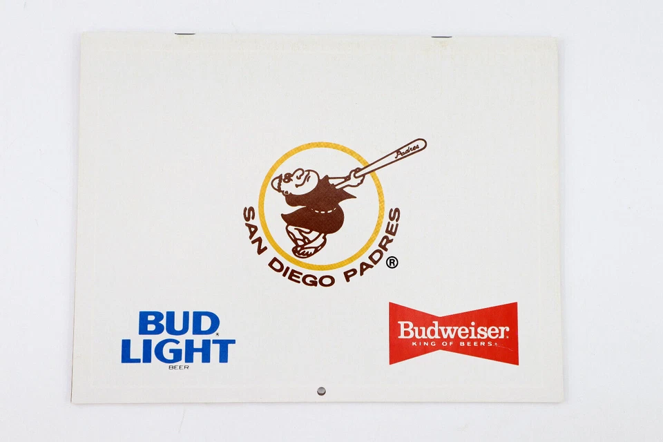 MLB 1984 Padres Team Schedule Calendar - Image 3 of 4