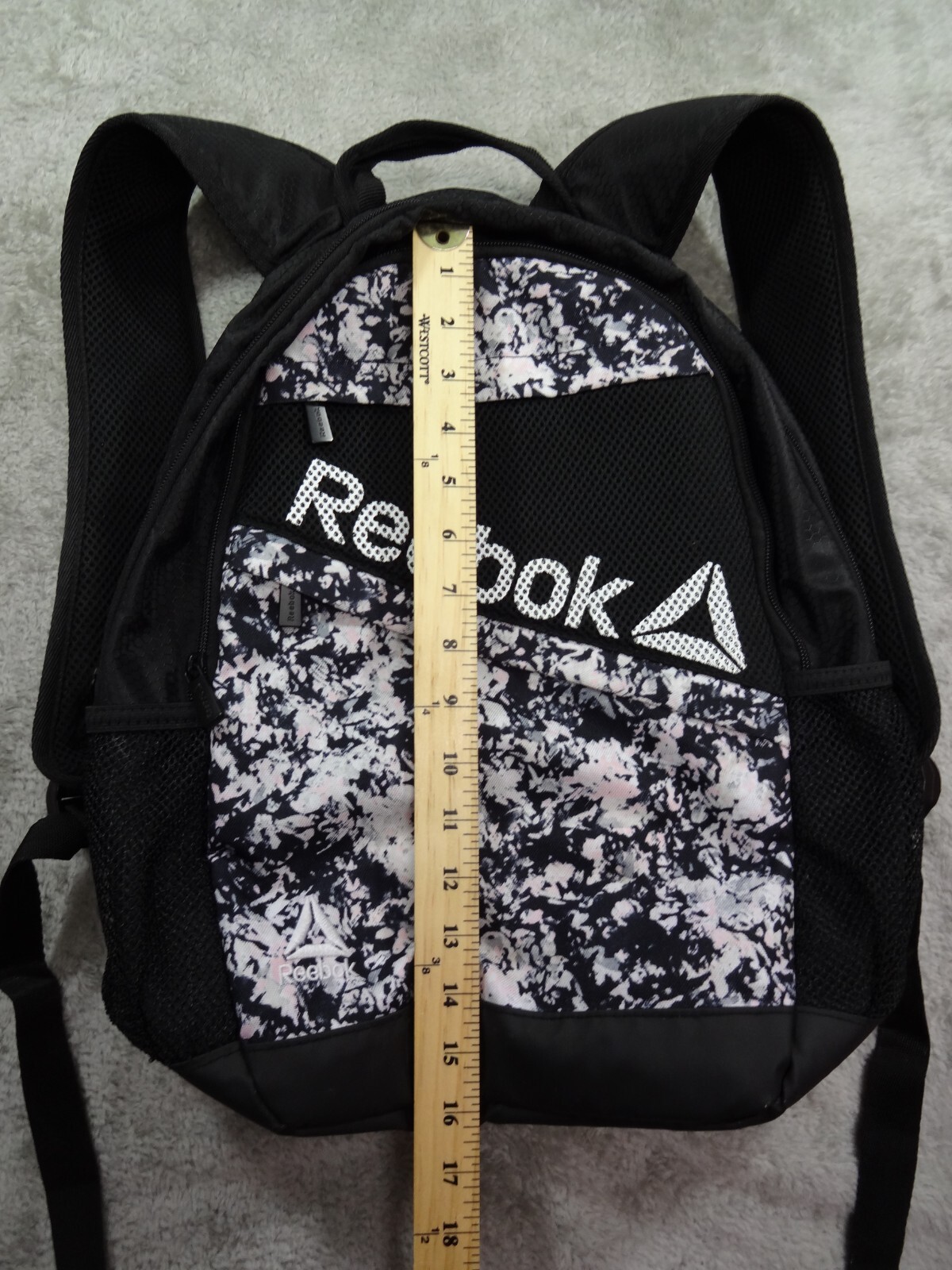 Reebok Backpack Small Black Basic School Bag - image 3