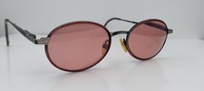 Vintage Nicole Miller Dream Catchers Brown Gray Oval Sunglasses FRAMES ONLY