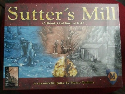 Sutter's Mill Board Game - Mayfair Phalanx Games - New Sealed