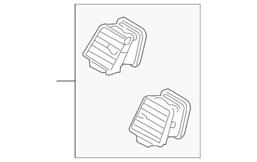 Rejilla de ventilación para Ford (N/P DA5Z-19893-BA)