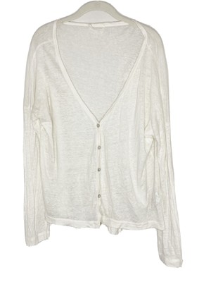 zara cotton linen cardigan