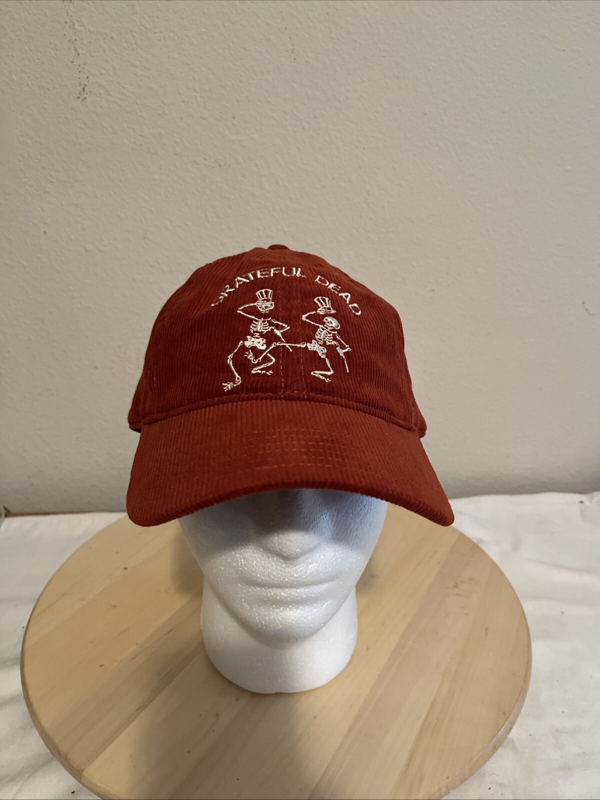 Grateful Dead Orange Corduroy Trucker Hat