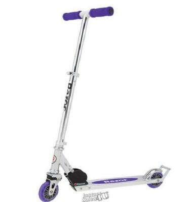 Razor A2 Kick Scooter Purple Kids/LIGHTWEIGHT/FOLDABLE/ADJUSTABLE