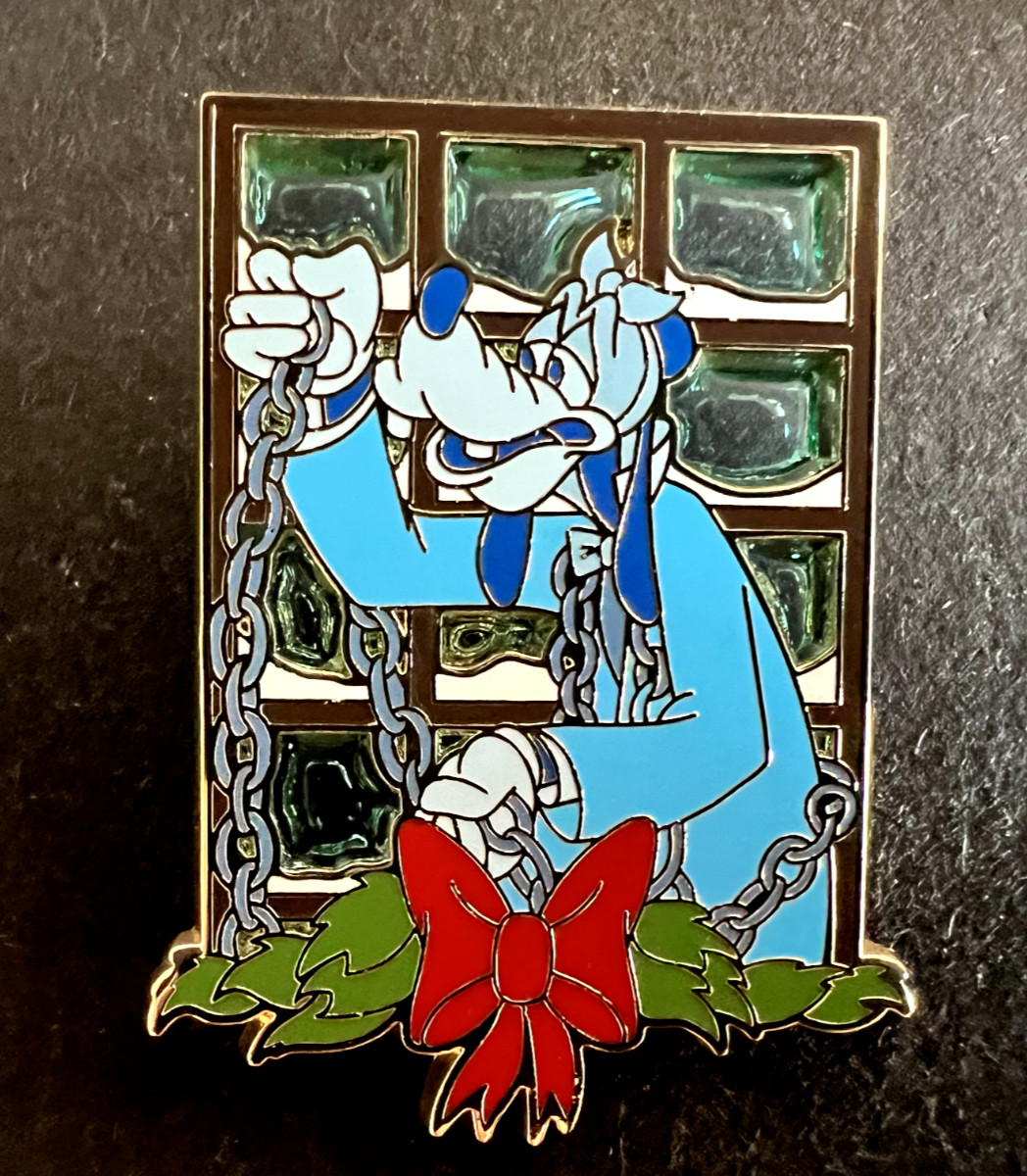 Goofy as Marley's Ghost 2024 Advent Calendar Stained Glass LE Disney Pin 168874