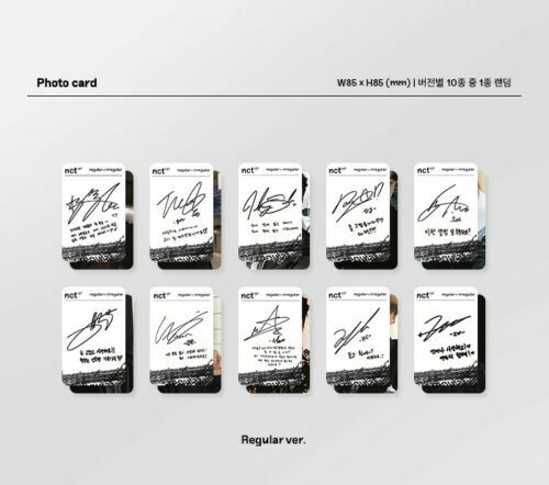 nct127 SuperM マーク レンチキュラー regular NCT 127 - Regular-Irregular [Regular Ver] Sealed + Store Gift