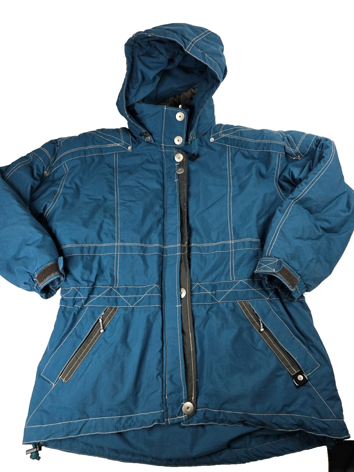 VETEMENTS Giacca da sci vintage Obermeyer 1947 taglia 10 donna cappotto con cappuccio outdoor