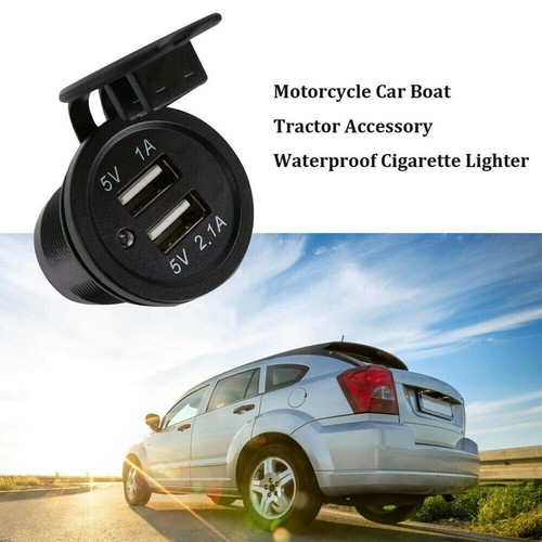 Chargeur Secteur Voiture Fiable avec Deux Ports USB pour Motos et Tracteurs - Photo 2 sur 12