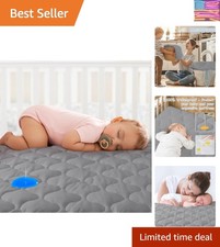Durable Waterproof Mini Crib Mattress Protector - Perfect for Babies 38x24