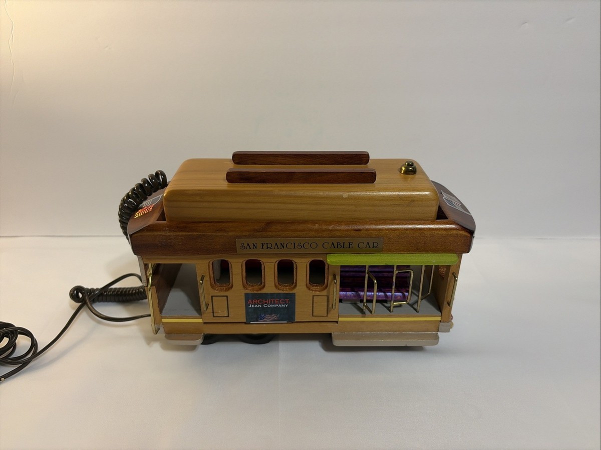 Vintage 1987 Telemania San Francisco Cable Car Telephone Landline