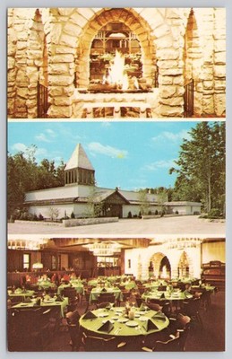 Vintage Duffy's Country Inn Harbor Springs Michigan Multi-View Chrome Postcard