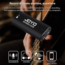 Guitar Audio Interface Mini Recording Sound Card Adapter Plug And Play U4V2