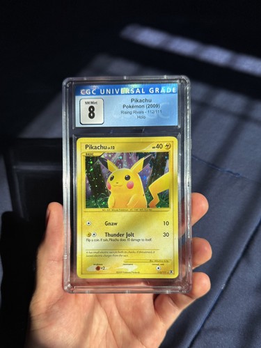 Pikachu graded CGC 8 for sale on eBay