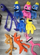 Rainbow Friends Video Game Plush Lot of 9 Red Blue Green Yellow Orange