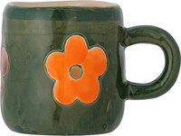 Bloomingville Addy Tasse, GrüN, Steingut Kindertasse Aus Stein Colour Code Green