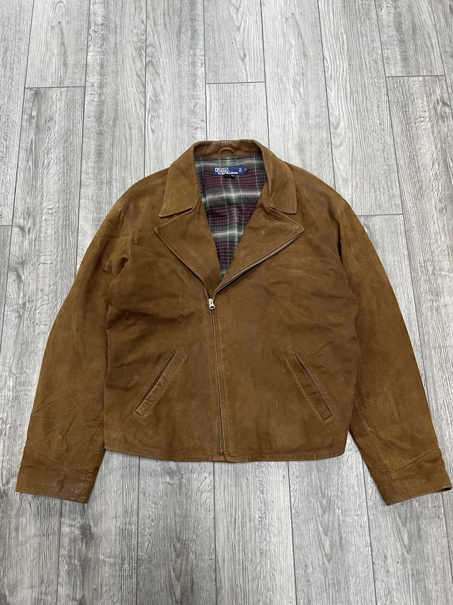 Suede Motorcycle Jackets for Men for sale - eBay