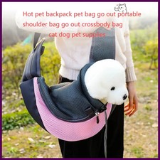 Pet Backpack Carrier Crossbody Bag for Cats and Small Dogs Breathable