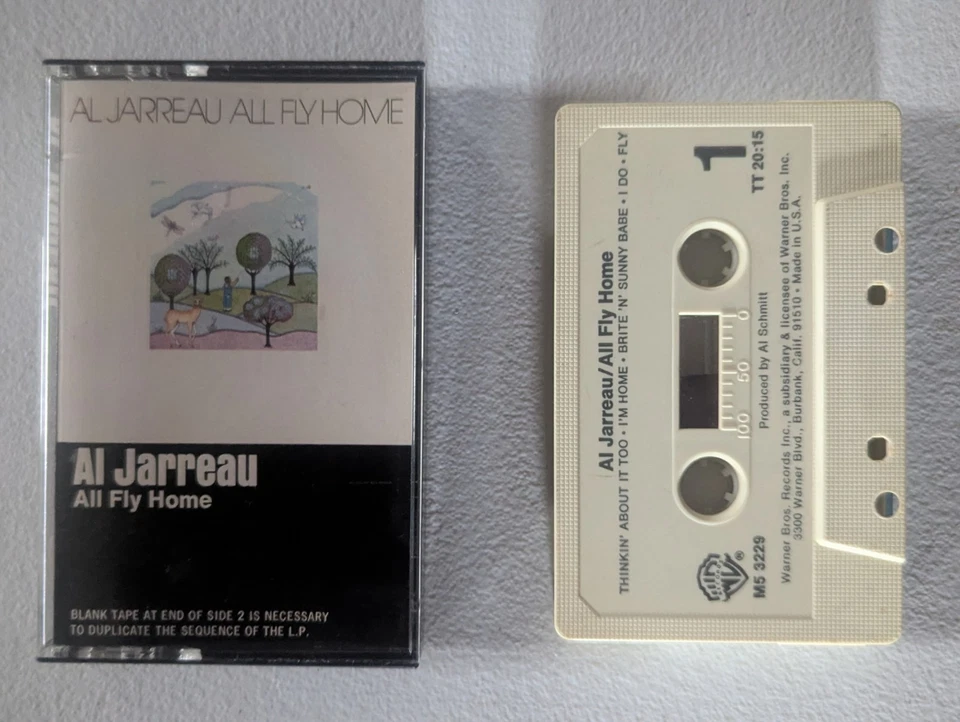 AL JARREAU Cassette Tape Lot of 3: All Fly Home, Breakin' Away, Tenderness - Image 3 of 4