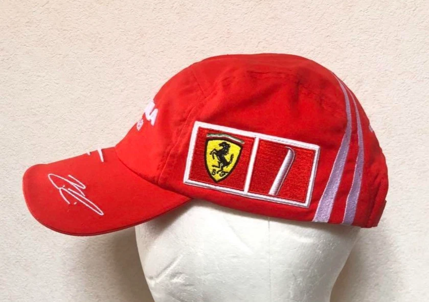 PUMA TEAM FERRARI MUBADALA Kimi Raikkonen F1 Racing Cap Hat RED Size Ajastable F - Image 4 of 4