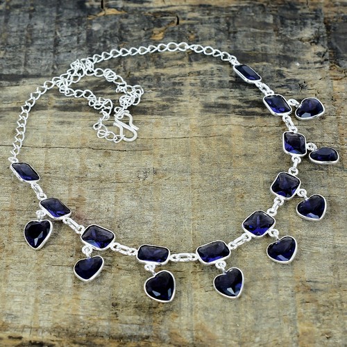 Orecchini pendenti in ametista marquise: argento sterling 925 Boho - Italia