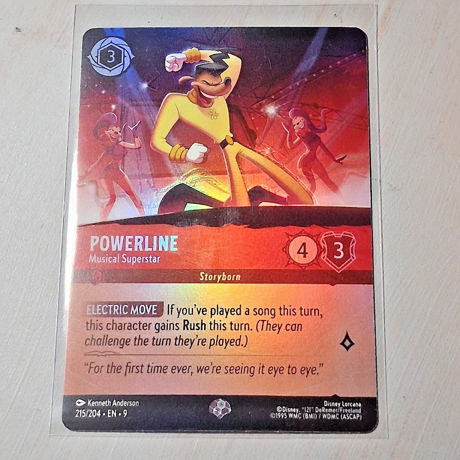 lorcana Powerline - Musical Superstar (Epic) 215/204 Fabled Holo NM
