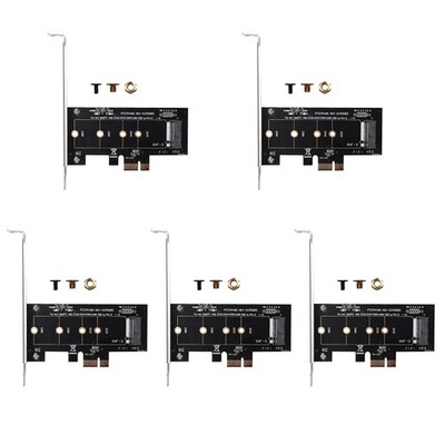 5X Zusatzkarten PCIE Zu M2 Adapter PCI Express 3.0 X1 Zu NVME SSD Unterstüt7155