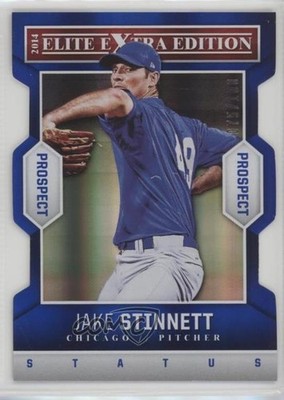 2014 Elite Extra Edition Prospects Status Blue Die-Cut 75/100 Jake Stinnett e5r