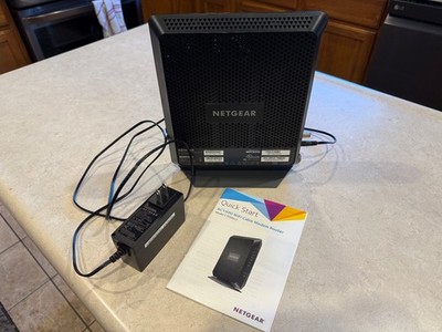 Netgear Nighthawk C7000v2 AC1900 WiFi Cable Modem Router Power Supply + Guide