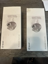2 Two pack Level Lock Keyed Entry Smart Door Lock - Satin Nickel