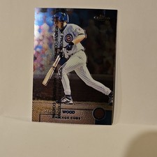 Topps Finest Kerry Wood #81 Skin Protector Chicago Cubs Baseball 1999