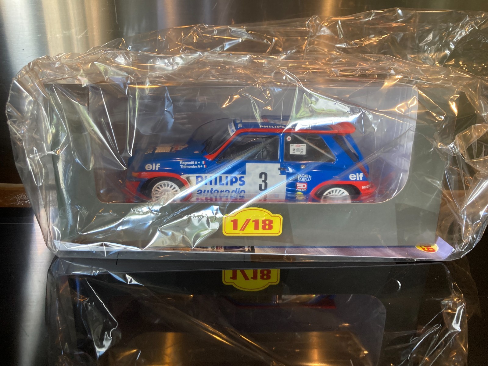Renault 5 Turbo Tour de Corse 1985 Ragnotti miniature de collection Altaya 1/18 en métal injecté
