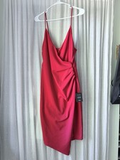 Lulus Women's Red Mini Dress With Spaghetti Straps Size L
