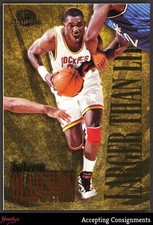 1995-96 SkyBox Premium Larger Than Life #L4 Hakeem Olajuwon ROCKETS