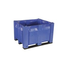DECADE PRODUCTS M40SBL1 Bulk Container,Blue,Solid,40 in 39UV43