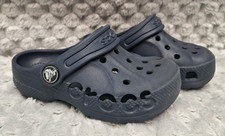 Crocs Navy Classic Clogs Boys Girls Toddler Child 8 Slip On Shoes Rubber Water