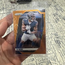 2024 Panini Prizm Orange Lazer DJ Moore Chicago Bears #48
