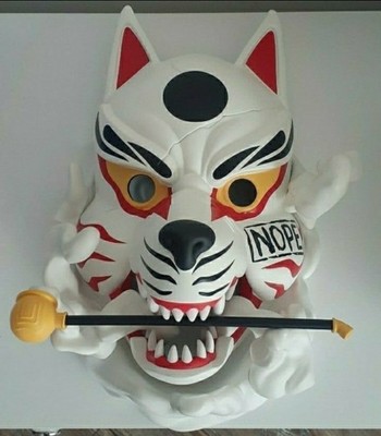 Mighty Jaxx Jor Ros Kitsune Mask VINYL Figures H28CM 