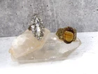 Vintage Costume Jewelry Ring Lot West Germany Filigree Art Glass Silver Tone